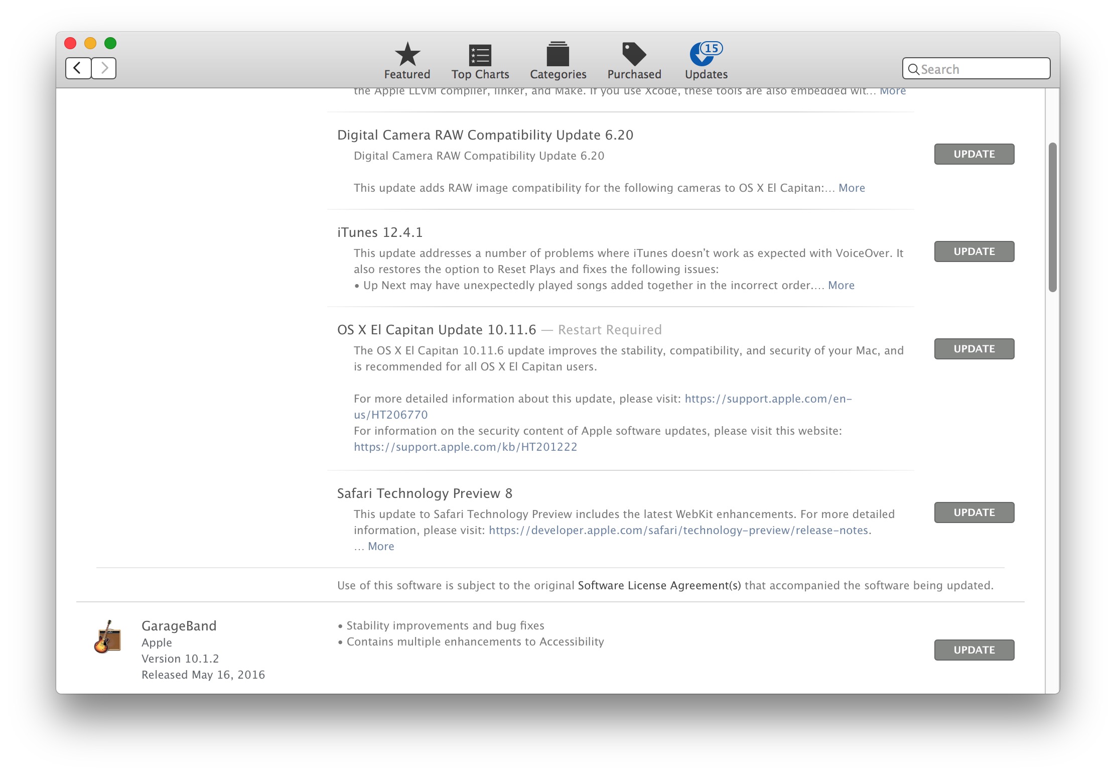 Mac os 10.11 update download
